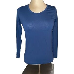 Coolibrium T-shirt long sleeve round neckline soft breathable fabric Size Small